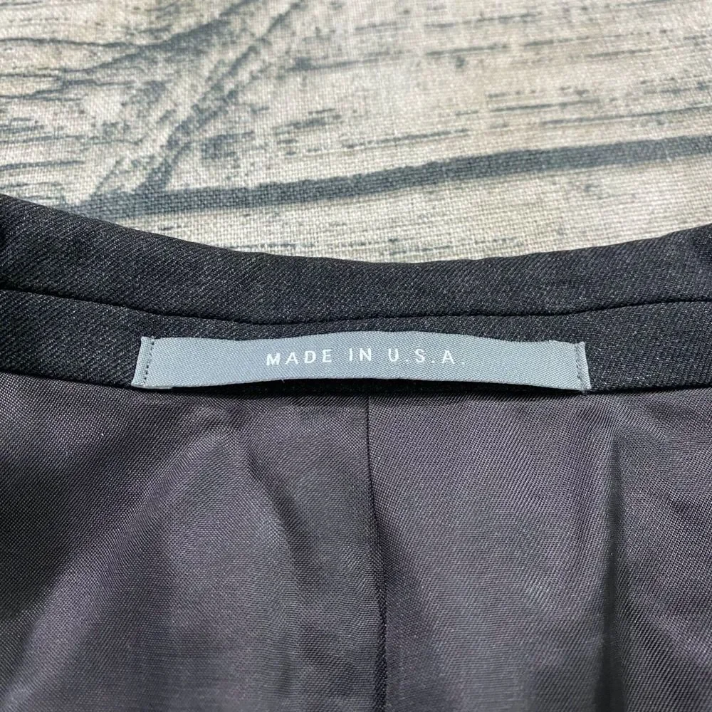 Hickey Freeman 44L Gray Loro Piana Tasmanian Super 130's Wool 2 Btn Blazer‎